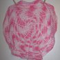Pink Variegated Crocheted Doily