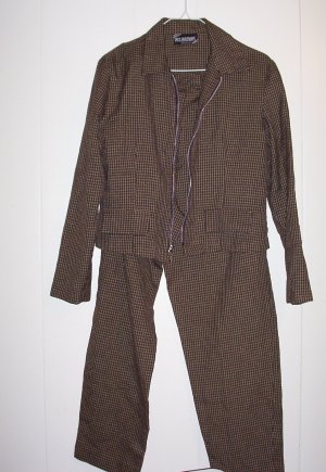 Vintage Plaid Pant Suit