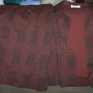 Vintage Plaid Wool Suit