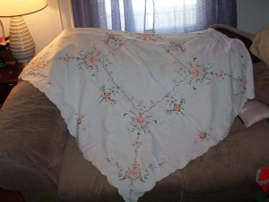 Vintage Square Tablecloth
