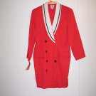 Vintage James River Trader 80s Red Blazer Dress