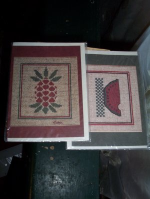Watermelon & Pineapple Cross Stitch Pattern