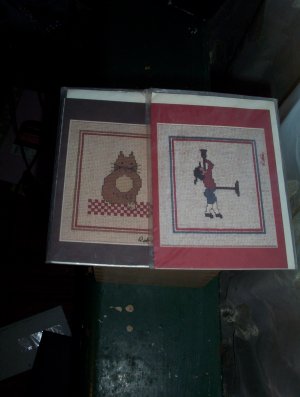 Weathervane and Cat Cross Stitch Patterns