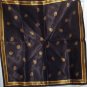 Black Silky Handkerchief