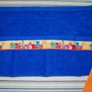 Handmade Sesame Street Diaper Bag Organizer or Toothbrush Roll on Cookie Monster Blue
