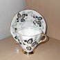 Clarence Bone China - Black and Gold - Cup and Saucer Set