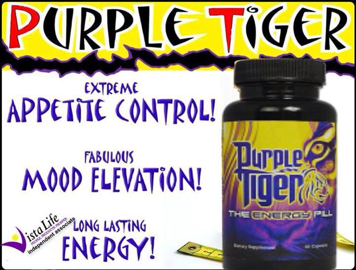 Purple Tiger Energy And Weight Loss Diet Pill 45 60 Capsules Free Shipping 9655