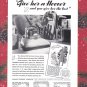 1937 HOOVER VACUUM Vintage Print Ad