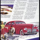 1940 NASH Vintage Auto Print Ad