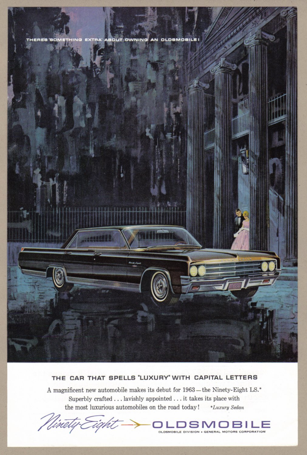 1962 OLDSMOBILE '98 Vintage Auto Print Ad