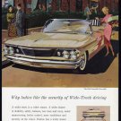 1960 PONTIAC Bonneville Auto Vintage Print Ad