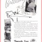 1935 FRENCH LINE Brittany Cruise Vintage Print Ad