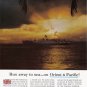 1960 Orient Pacific Cruise Line Vintage Print Ad