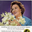 1960 FTD Florists Vintage Print Ad