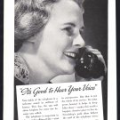 1937 BELL Telephone Vintage Print Ad