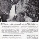 1955 SINCLAIR OIL Nat'l. Parks Vintage Print Ad