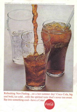 1963 COCA-COLA Vintage Print Advertisement