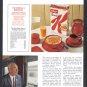 1963 KELLOGG'S Cereal Vintage Print Advertisement