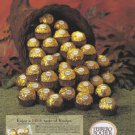 FERRERO Rocher 1999 Candy Print Advertisement