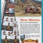 1950's New Mexico Travel Vintage Print Advertisement
