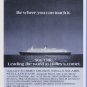 1985 Halley's Comet Sun Line Cruise Print Advertisement