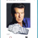 OMEGA WATCH Pierce Brosnan 2000 Magazine Print Ad