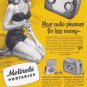 1948 MOTOROLA Radio Vintage Print Advertisement