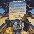 1981 PANASONIC Stereo Magazine Print Ad