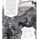 1936 Union Pacific Railway Vintage Travel Print Ad