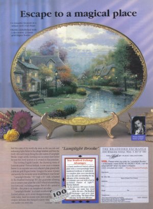Thomas Kinkade 1994 Magazine Print Ad