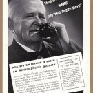 1937 BELL Telephone Vintage Magazine Print Ad