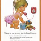 1960 BELL Telephone Vintage Magazine Print Ad