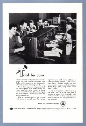 1948 BELL Telephone Vintage Magazine Print Ad