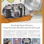 1957 KODAK SIGNET CAMERA Vintage Print Ad