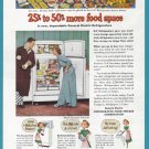 1951 G-E REFRIGERATOR Vintage Print Ad