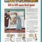 1951 G-E REFRIGERATOR Vintage Print Ad