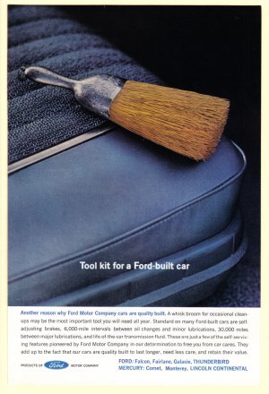 1960 FORD Auto Service Vintage Print Ad