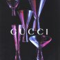 GUCCI CRYSTAL GLASSWARE 1998 Magazine Print Ad