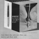 1963 PARKER PENS Vintage Magazine Print Ad