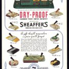 1936 SHEAFFER PENS Vintage Magazine Print Ad