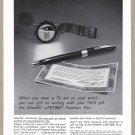 1963 SCHEAFFER PENS Vintage Magazine Print Ad