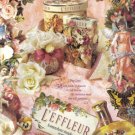 1990 L'EFFLEUR FRAGRANCE Vintage Magazine Print Ad