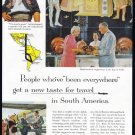 1959 PANAGRA AIRLINES Vintage Print Ad