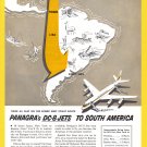 1960 PANAGRA AIRLINES Vintage Print Ad