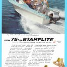 1959 EVINRUDE MOTORBOAT Vintage Print Ad