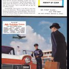 1957 AVIS Rent A Car Vintage Print Ad