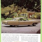 1964 FLEETWOOD CADILLAC Vintage Auto Print Ad