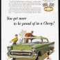 1957 CHEVROLET Vintage Auto Print Ad