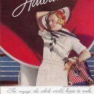 1935 MATSON LINE CRUISES Vintage Print Advertisement