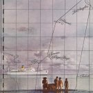 1960 MATSON Lines South Seas Bonus Cruises Vintage Print Advertisement